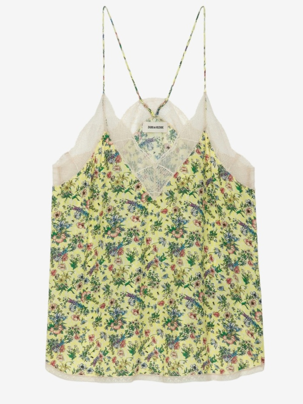 Zadig & Voltaire Christy Floral
Silk Camisole - yellow